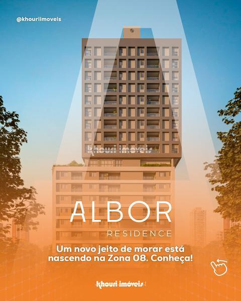 Apartamento à venda em Maringá, Zona 08, com 3 quartos, com 73 m², Edifício Albor