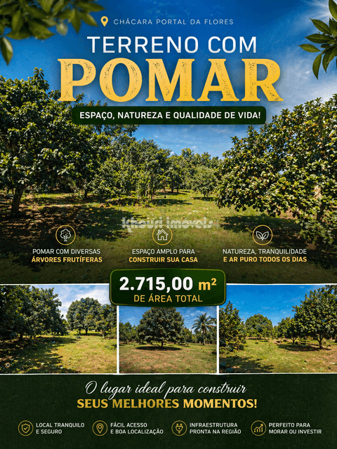 Chácara à venda em Maringá, Parque Hortência, com 2715 m²